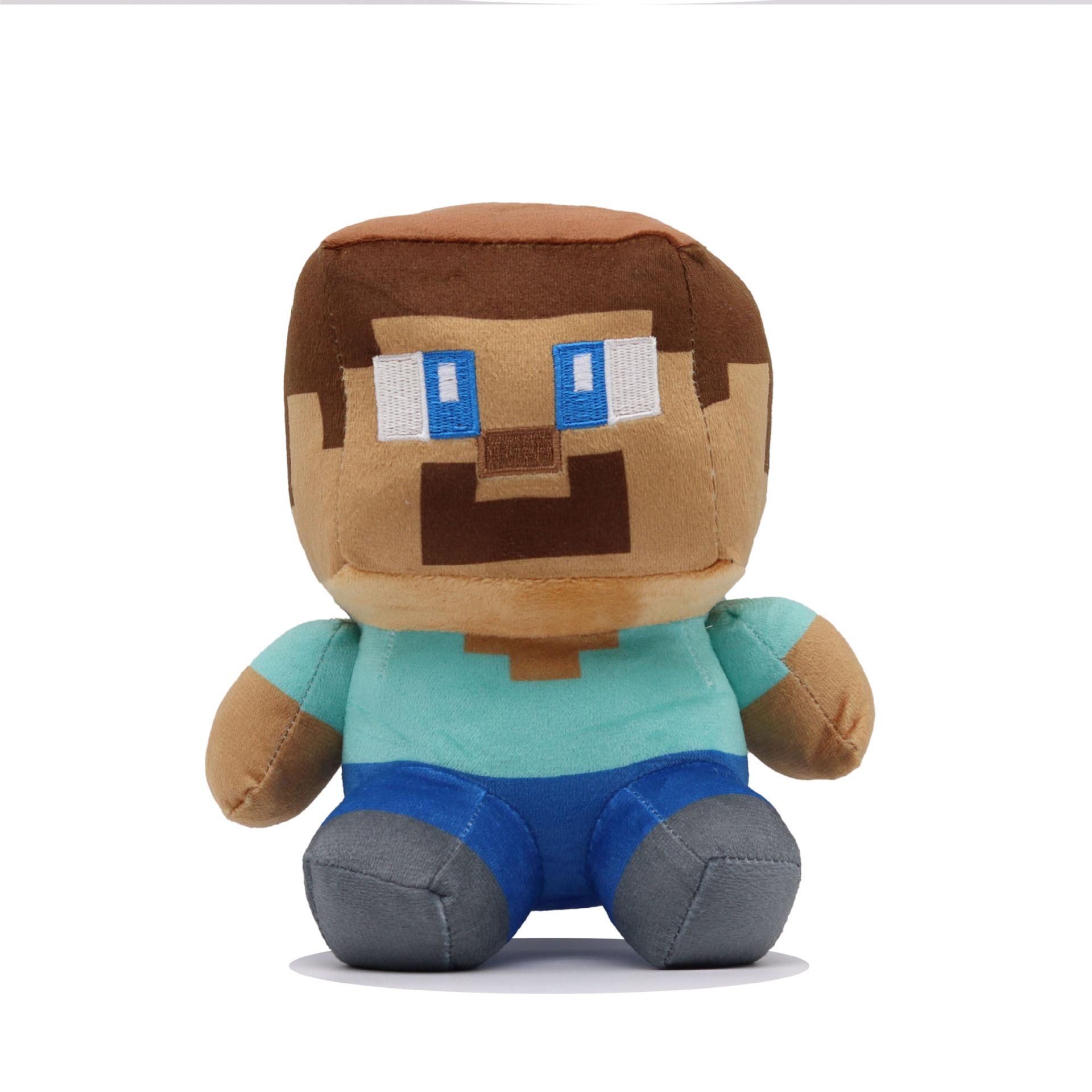 

Pixel-Style Plush Toy Set – Block Character Stuffed Animals Mini Collection for Gaming Fans Kids Room Decor