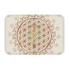 Flower of Life In Lotus Mandala Front Entrance Doormat Sacred Geometry Meditation Anti-Slip Bathroom Mat Room Floor Mat