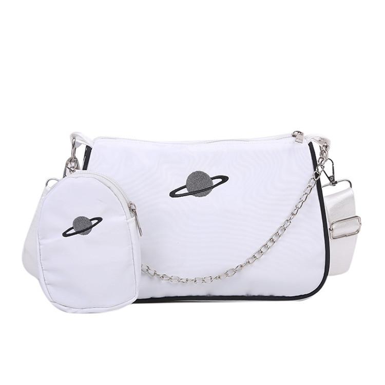 

New Popular Versatile Diagonal Cross Bag with Chain Bar Underarm Arm Stick Shoulder Bag