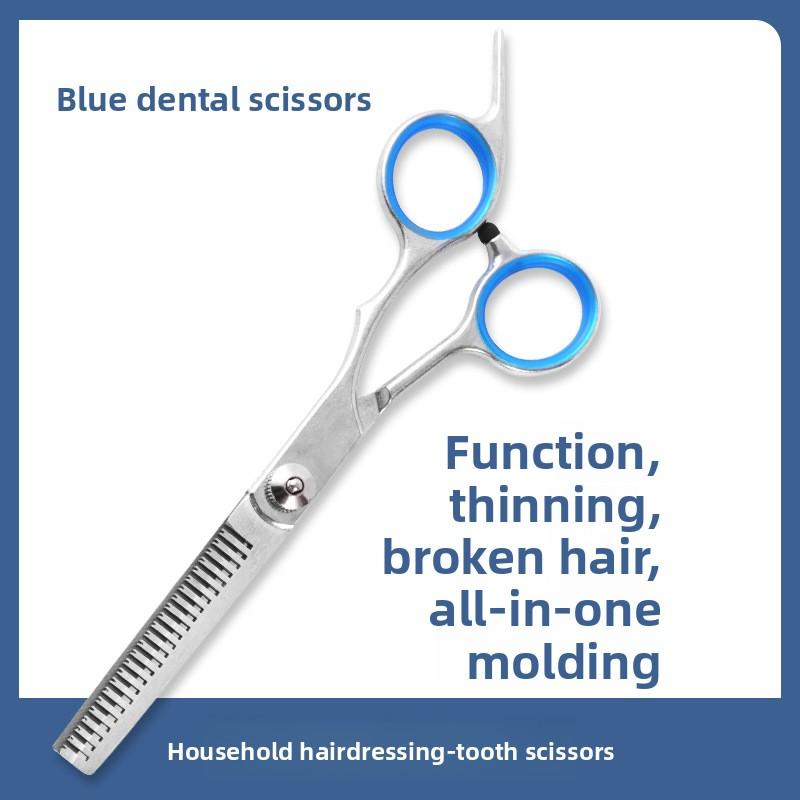 

Профессиональные ножницы для филировки волос для домашнего использования blue dental scissor