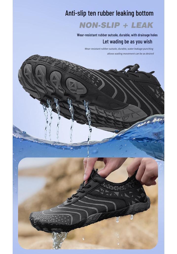 Unisex Five Finger Barefoot Outdoor Shoes - Ideal for Hiking, Wading, Swimming, Beach, Indoor Sports & Fitness