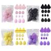 12pcs All-Purpose Makeup Sponge Set 4Types Foundation Sponges Makeup Accessories Powder Puff