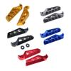 Upgraded Motorcycle Rearset Rear Set Footrest Footpeg Foot Rest Peg Easy Installation Compatible- with AEROX155 Durable