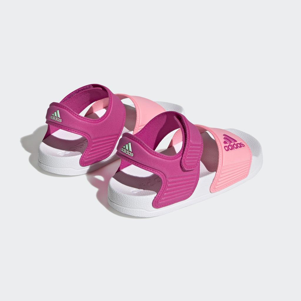 Junior Adilette Sports Sandals for Boys and Lucid Mint cm [Adidas] Girls, 17-22cm, LWS09, Fuchsia/Beam Pink/Pulse (H06445), 18.0