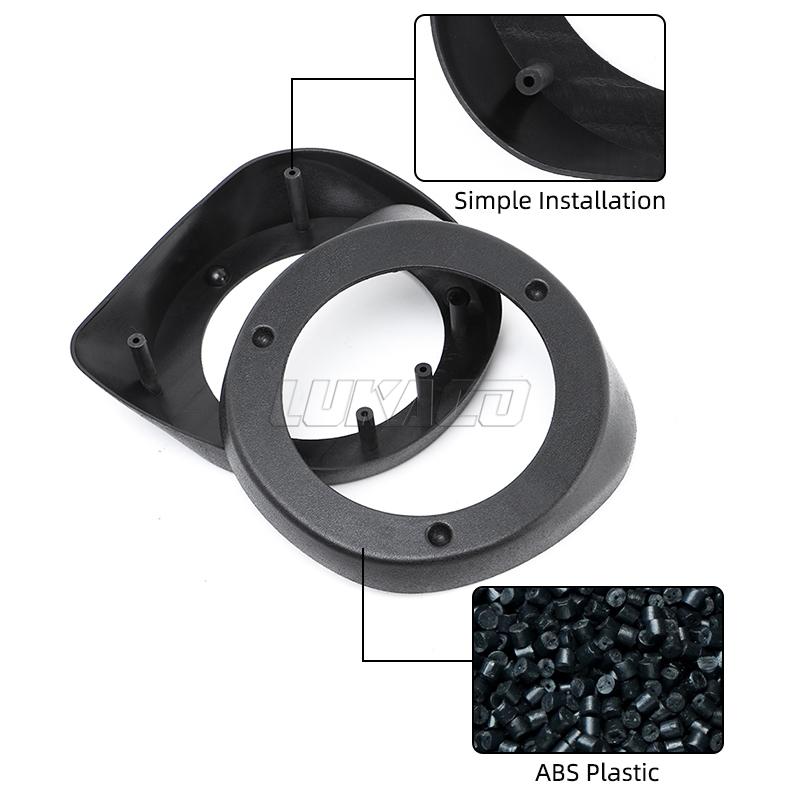 6.5" Speaker Boxes Pod Vented Lower Leg Fairings For Harley Touring Road King Electra Street Glide FLTR FLHX FLHT 1996-2025