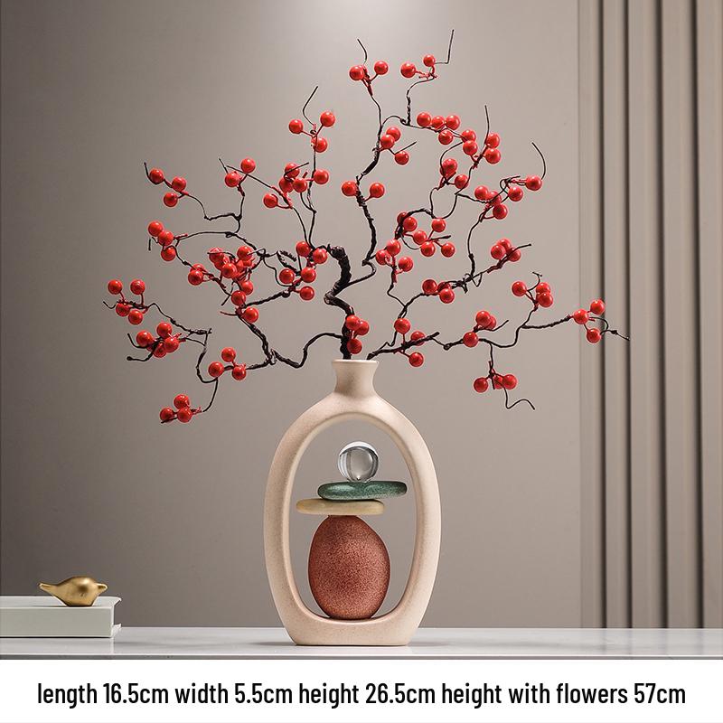 Fortune Cat Money Tree Figurine - Office, Shop, Reception & Housewarming Decoration