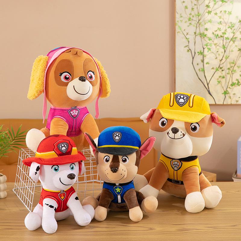 Paw Patrol Action Plush Toy Set: Cute Dog Dolls - Perfect for Children's Birthday Gifts