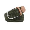 Multicolored Elastic Braided Belt No Hole Men's Waistband Durable Stretch Woven Belt  Women