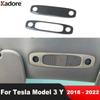 Car Roof Dome Reading Light Lamp Panel Cover Trim For Tesla Model 3 Y 2018 Steel Interior Accessories