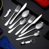 5pcs Bone Pack Outdoor Travel Portable Tableware Knife, Fork, Spoon Set, Stainless Steel Knife, Fork Set Hot Selling