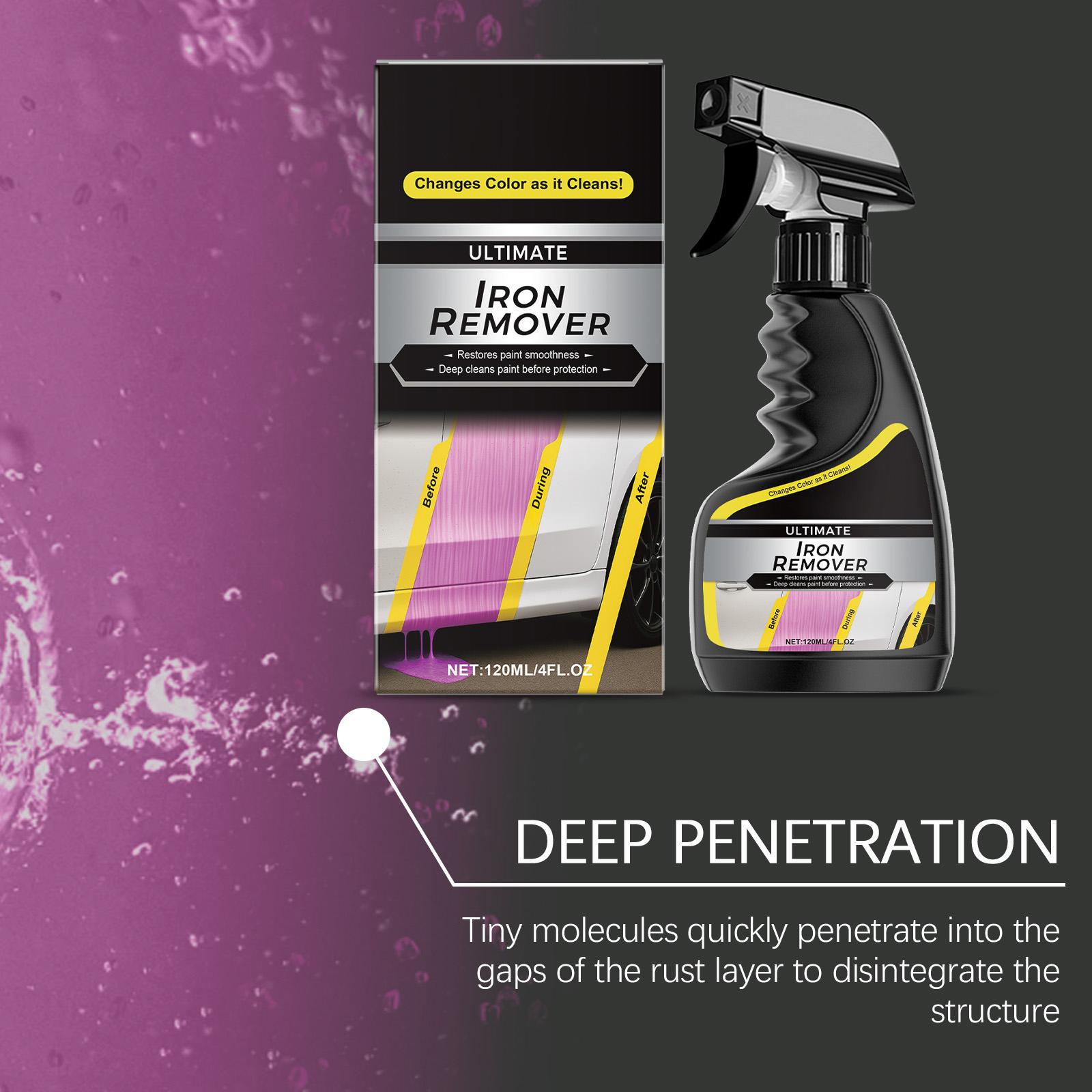 

120ml Rust Remover Sprayer for Metal Car Chain Iron Stain Cleaner Rust Dissolver Professional Car Exterior Rust Cleaner 1
