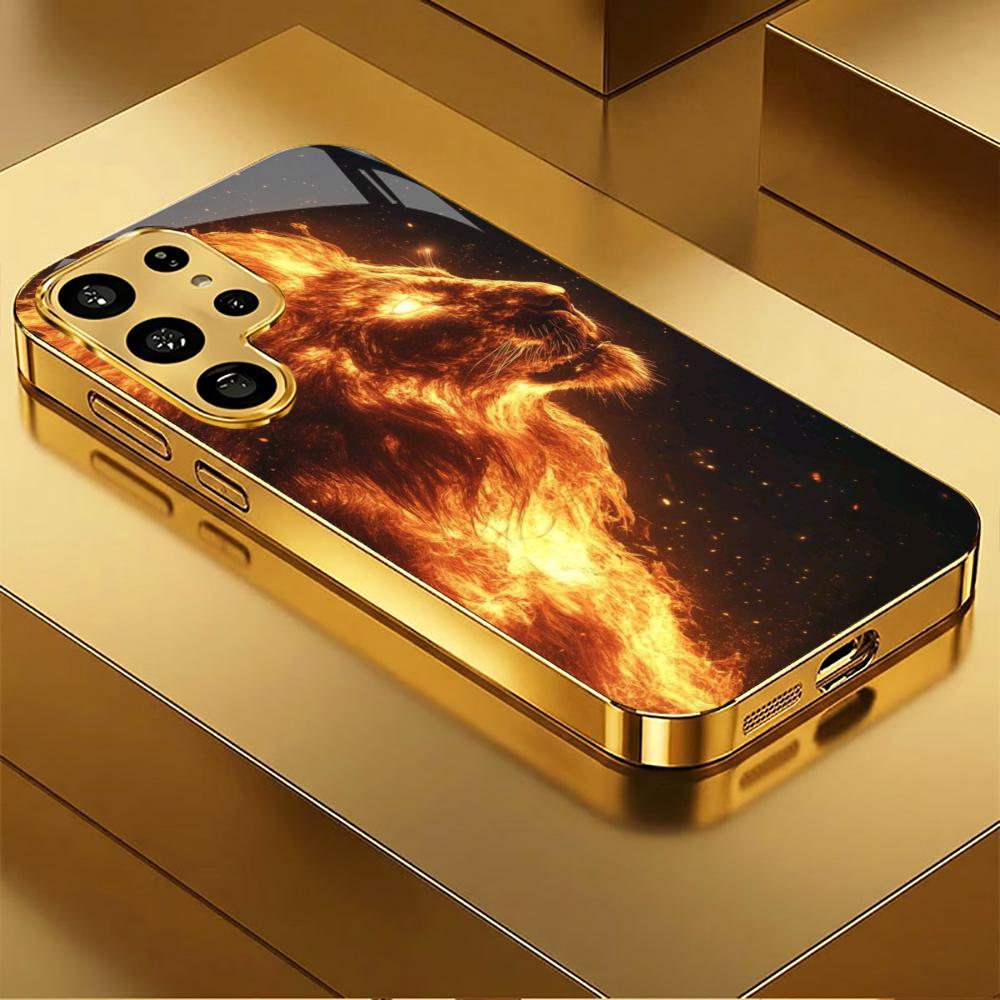 

King Bestseller model Luxurious PhoneCase Electroplated Glass PhoneCase for Samsung Galaxy S26 S25 S24 S23 S22 S21 FE,Ultra,Plus GalaxyS25