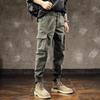 Overalls Men's Twill Summer Thin Military Green Fashion Casual Pants Men's