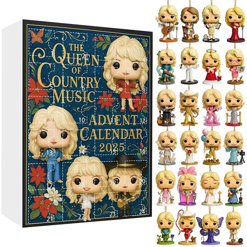 2025 Advent Calendar 24 Days Countdown Calendar With Iconic Musical Character Collectibles Halloween Advent Calendar Gifts