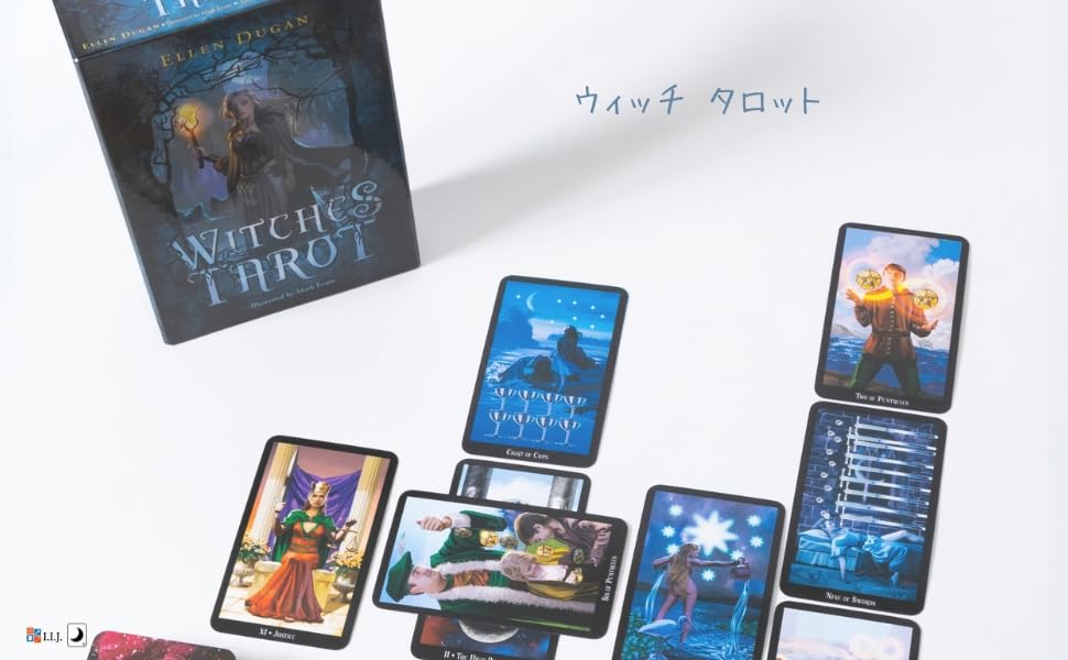 I.I.J Witches Tarot, Waite Edition, 78 Cards, Tarot Reading, with Japanese Instructions, Authentic
