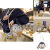 Adorable Cartoon Penguin Shaped Kids Shoulder Bag Versatile For Boys And Girls