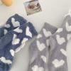 Autumn and winter new coral fleece socks fleece thickened warm floor socks soft home sleep socks confinement socks
