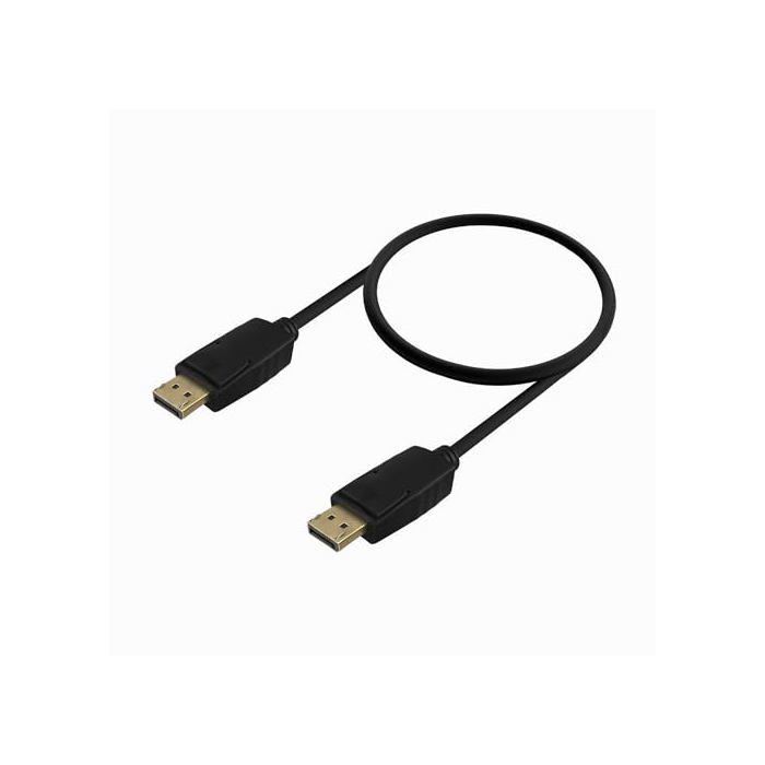 Câble DisplayPort - AISENS - A124-0737 - 4K@60Hz - 0,5 m - Connecteurs or 24 carats