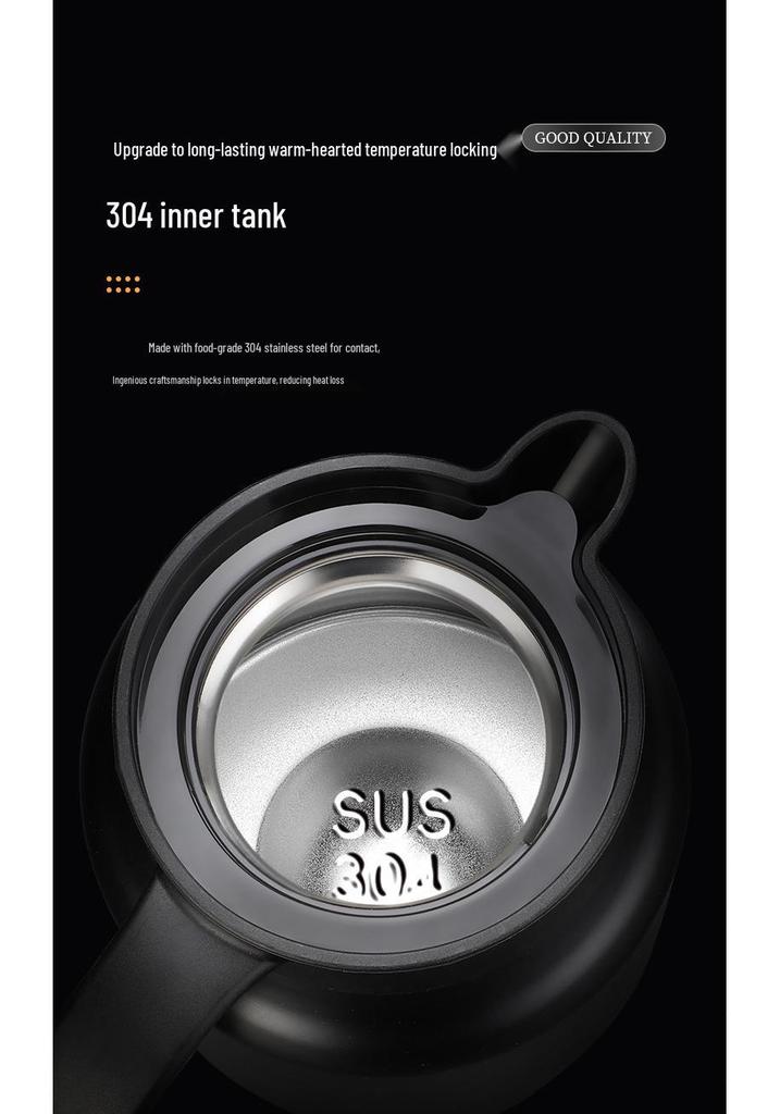 Large Capacity Smart Insulated Tea Brewer - 304 Stainless Steel Stewing Pot for Home or Office Use