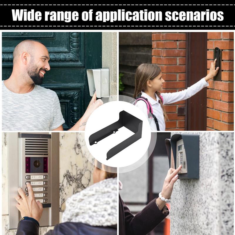 Ring Doorbell Cover Sun Protection Waterproof Doorbell Covers Steel Windproof Door Bell Cover Doorbell Weatherproof Cover