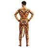 Iootiany Sexy Animal Leopard Print Tight Adult Bodysuit Couple Role Play Leopard Suit With Tail Muscle Tight Fitness Clothes