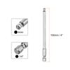 1/2/3pcs Ball End Hex Screwdriver Bit Set  1.5/2/2.5/3/4/5/6/8/10mm Size 1/4" Hex Shank 100mm (4") Long Magnetic Ball Head Bits