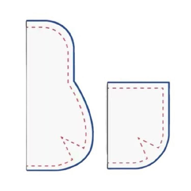 Sewing Template With Ergonomic Designs Cloth Crafting Accessory Tool