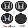 4PCS ABS Honda Car Wheel Center Cap Sticker 58mm 69mm Hub Dust Cover for Accord CR-V Civic XRV Odyssey - Auto Wheel Replacement