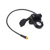 Electric Bike Finger Throttle ABS PVC Left Hand 108X Thumb Throttle Accelerator with Water Proof Connector for