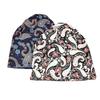 Cashew Print Bonnet Scarf Hat Face Mask Conversion Technology Breathable Fabric Design for Active Street Lifestyles