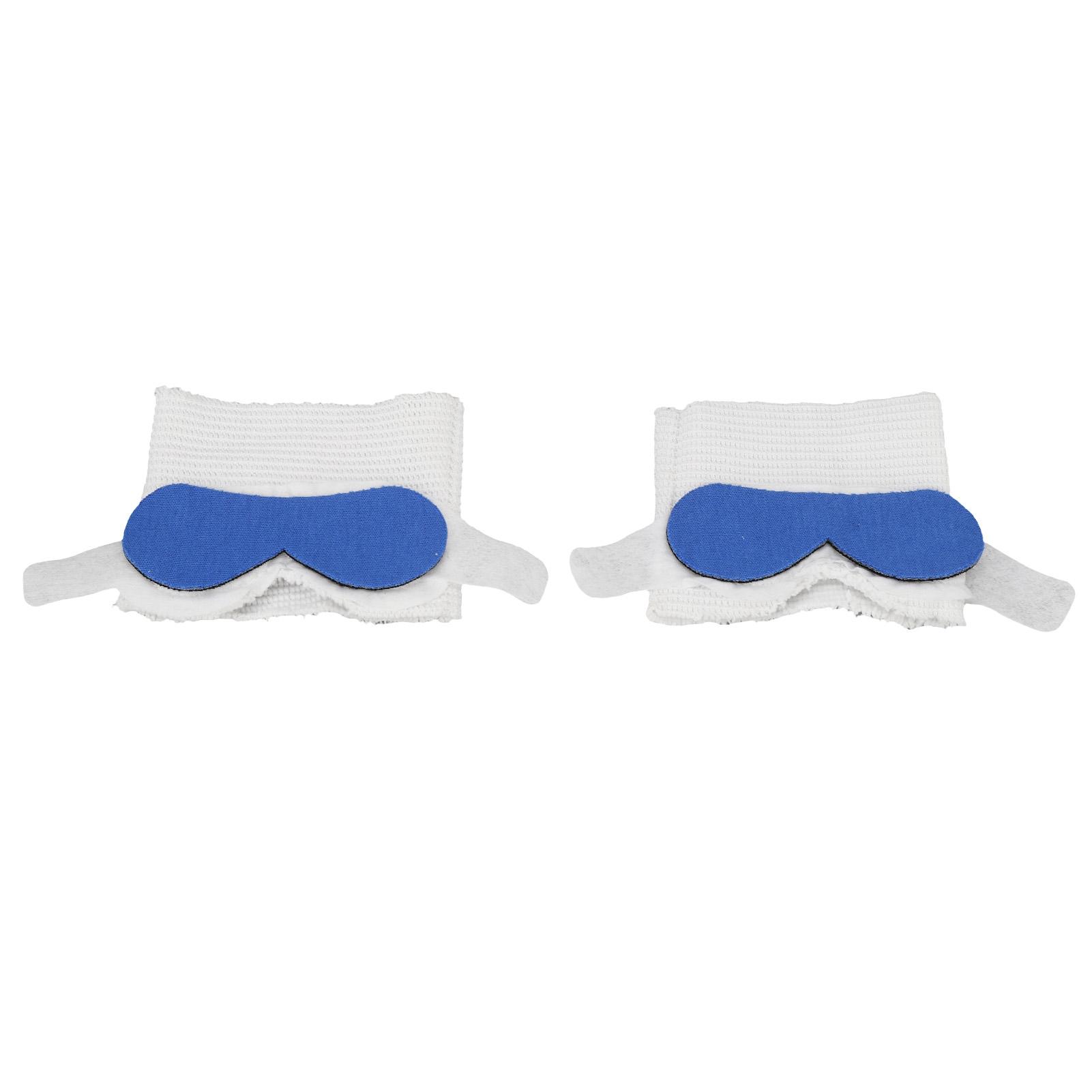 

2pcs Newborn Sunshade Eye Mask Anti Blue Light Breathable Elastic Adjustment Cotton Baby Eye Mask