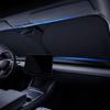 Pentru Tesla Model 3 YXS Parbriz față mașinii de protecție solară fereastră de protecție solară Vizor Umbrelă de soare Blocuri de protecție împotriva razelor UV Umbrelă de soare