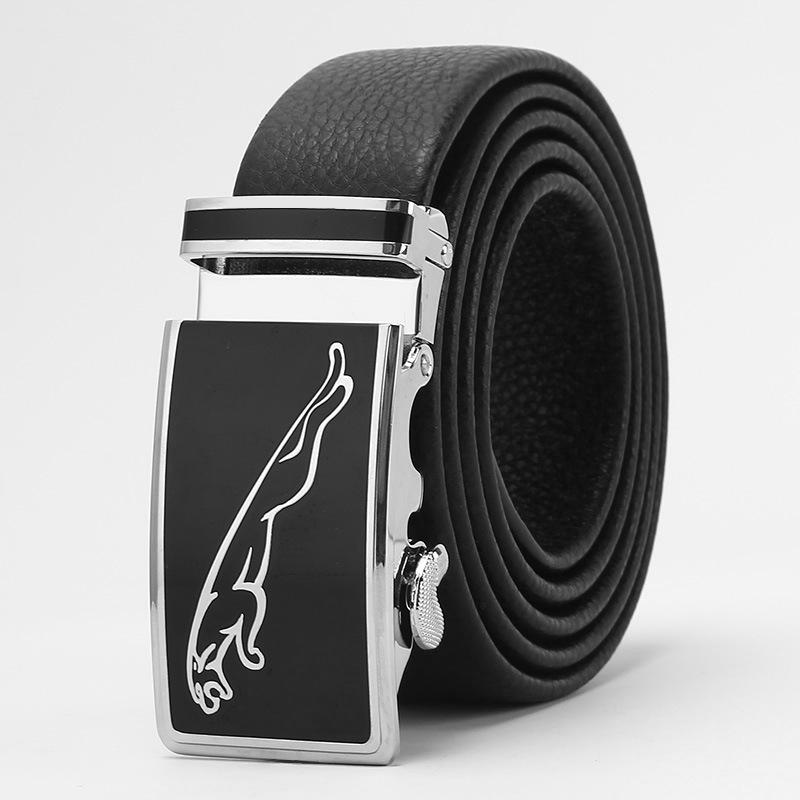 

Новый Двусторонний Ремень из Коровьей Кожи Верхнего Слоя Мужской Ремень из Натуральной Кожи Деловой Повседневный Ремень с Автоматической Пряжкой 110-130cm