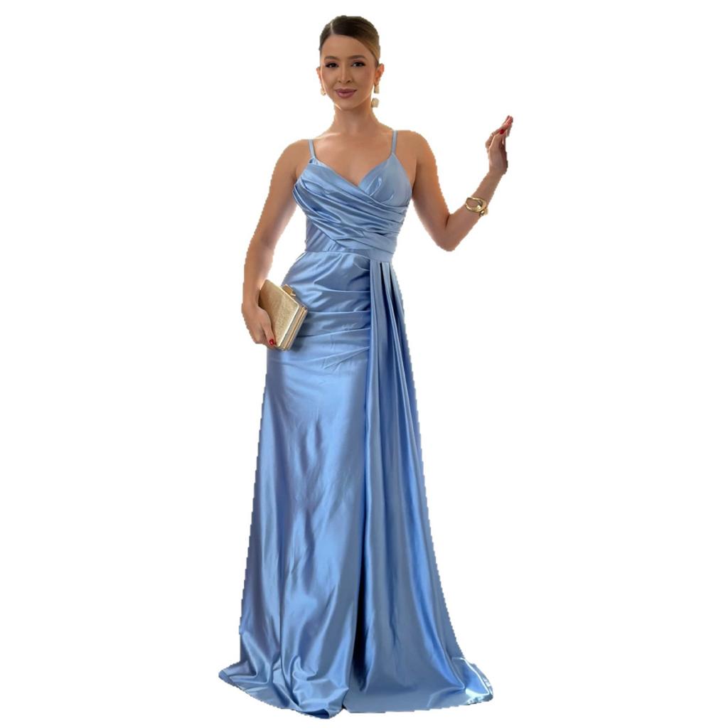 European and American women's clothing spring and summer new sleeveless dress hip-wrapped streamer backless suspender dress