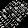 20/30/50/100 Stuks Vintage Punk Schedel Oog Ringen Set Voor Vrouwen Mannen Mix Stijl Hip Hop Vinger Ring Sieraden Feest Cadeau