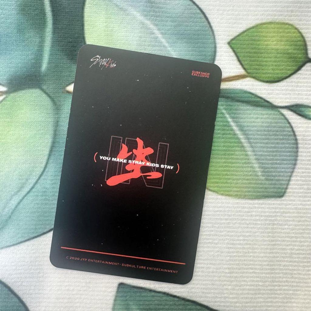 [USED] StrayKids IN live subk shop Stray Kids trading card Hyunjin