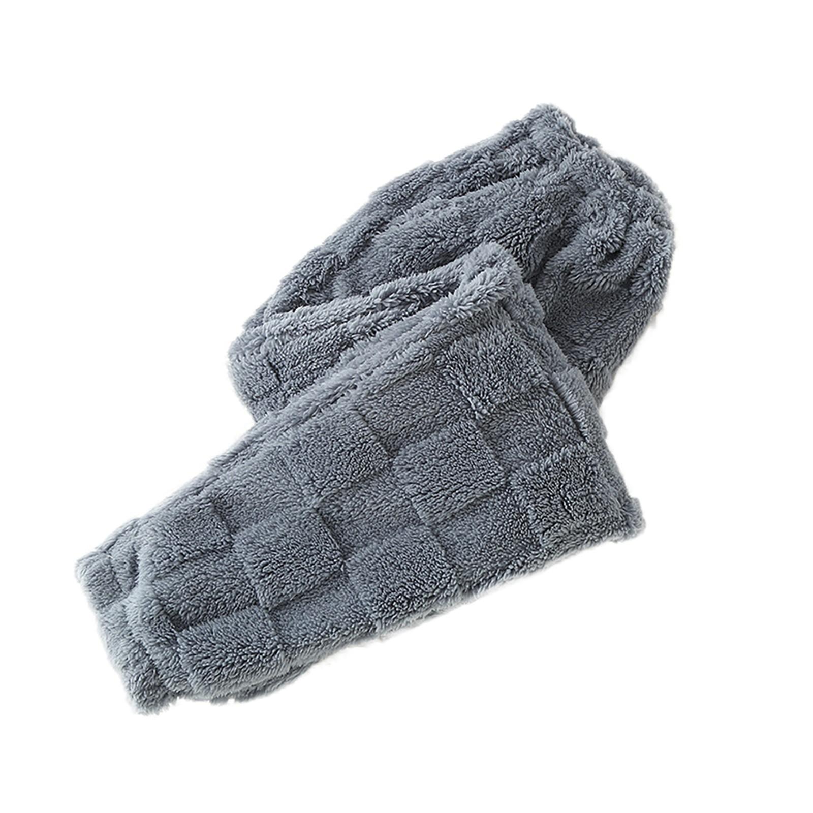 

Женские термофлисовые карманы пижамные теплые повседневные брюки домашние пижамные штаны XL синий