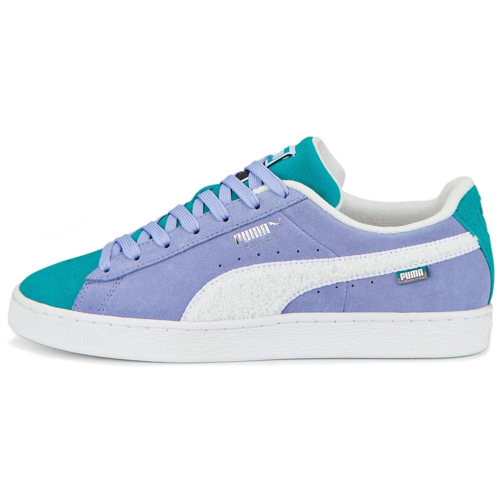 Puma Suede Fandom Men Sneakers Purple Lavendar-Pop Deep-Aqua 386597-01 37