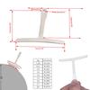 Guitar Measuring Ruler Bass Radian Measuring Rulers Guitar Strings Measuring Height Ruler Kit