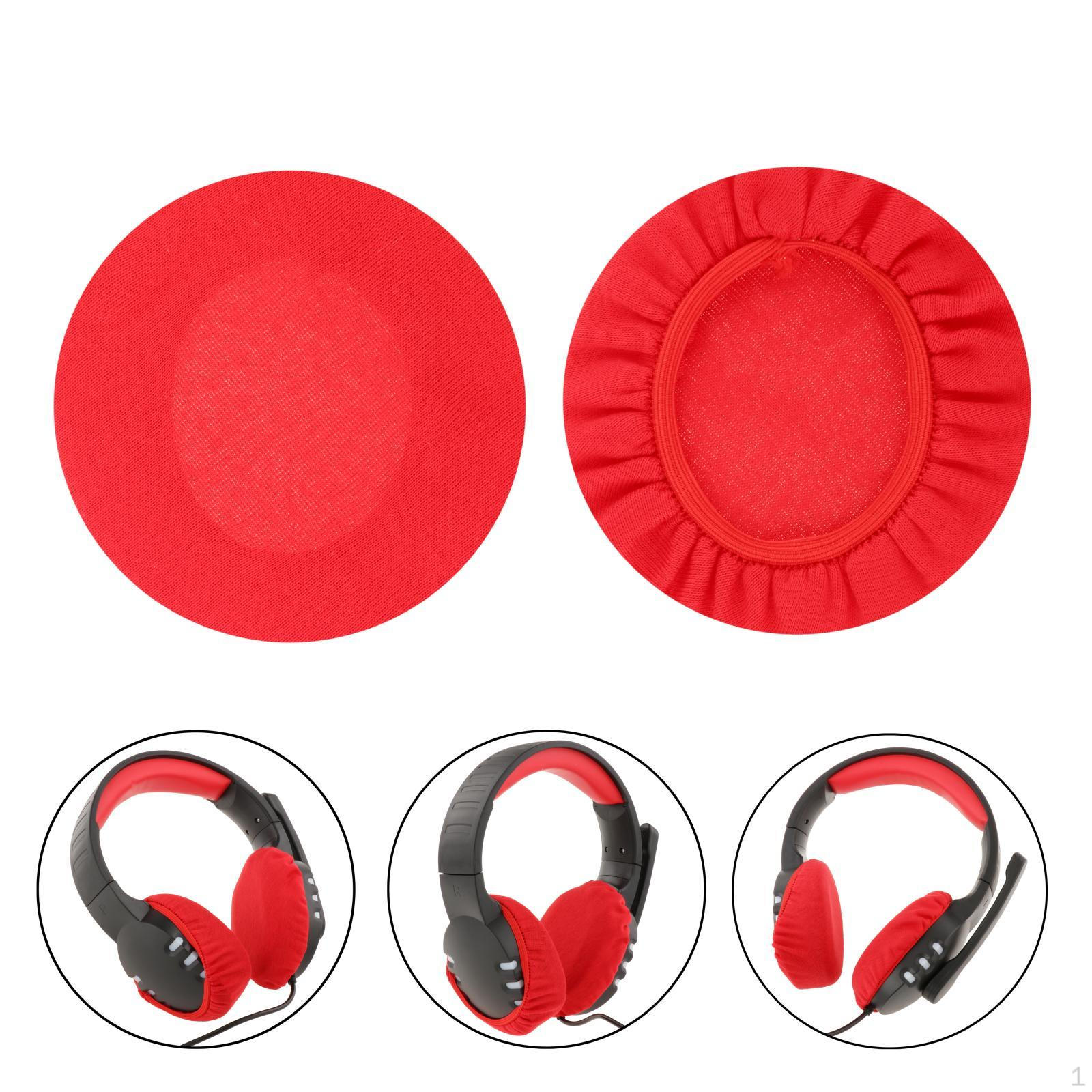 

for Headphones Universal Dustproof Hygienic Case in-Ear Earbuds 8cm _red