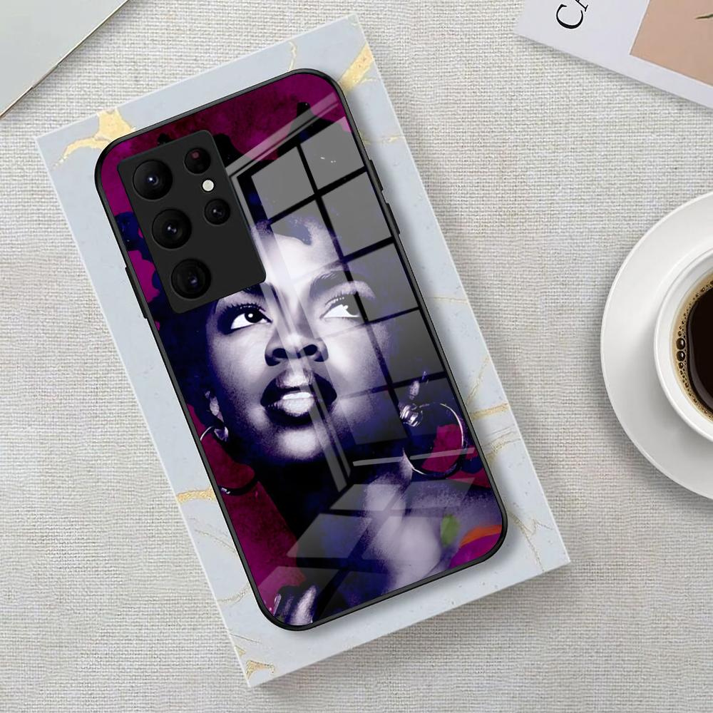 Singer Lauryn H-hill Phone Case For Samsung S26 S25 Edge Ultra 23 22 21 20 Ultra Plus S24 Fe Glass Cover