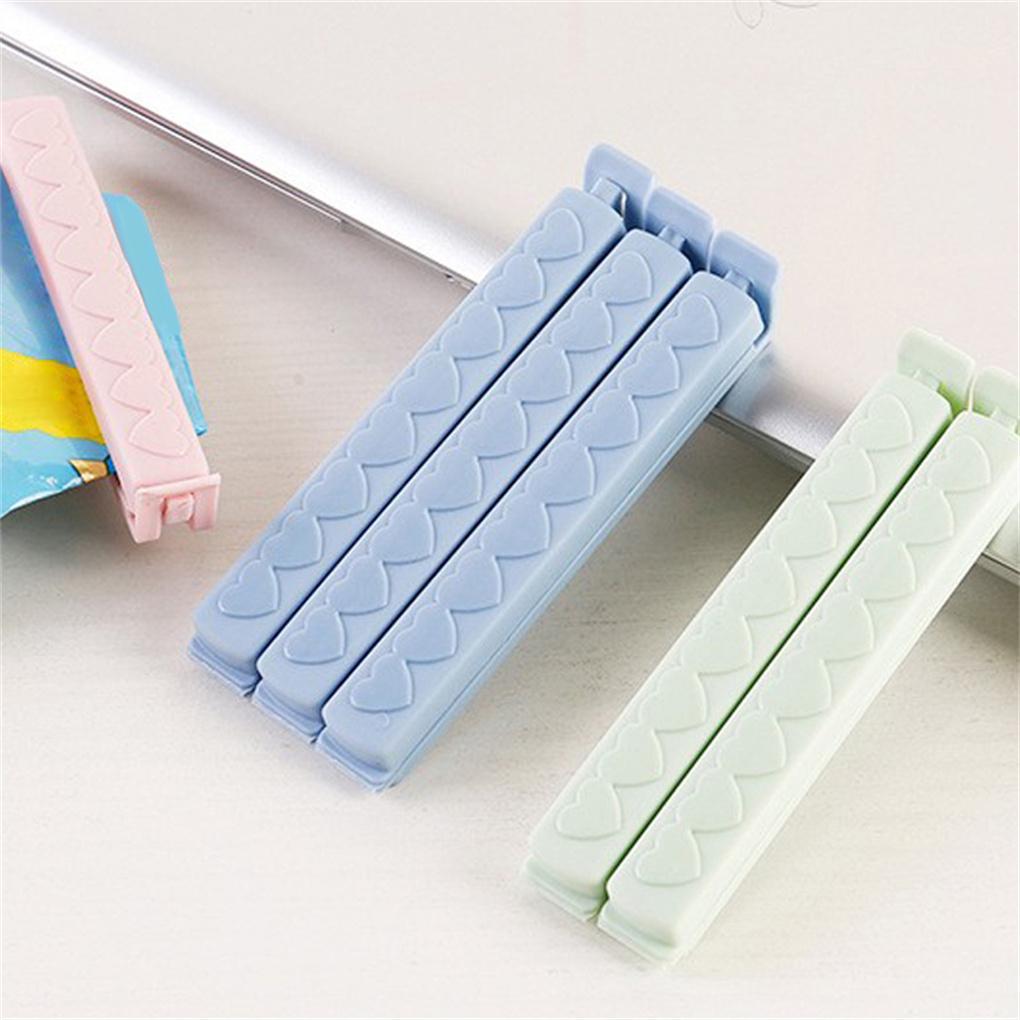 Pachet de 5 Clipsuri de Sigilare cu Capse pentru Pungi de Gustări, Plastic PP, Sigilator Etanș la Umiditate, Accesorii pentru Clame Pungi Desert, Cereale, Nuci