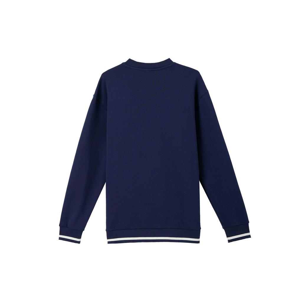 Puma Letter Print Casual Pullover Sweatshirt Men Sweatshirt Navy-Blue 678422-06