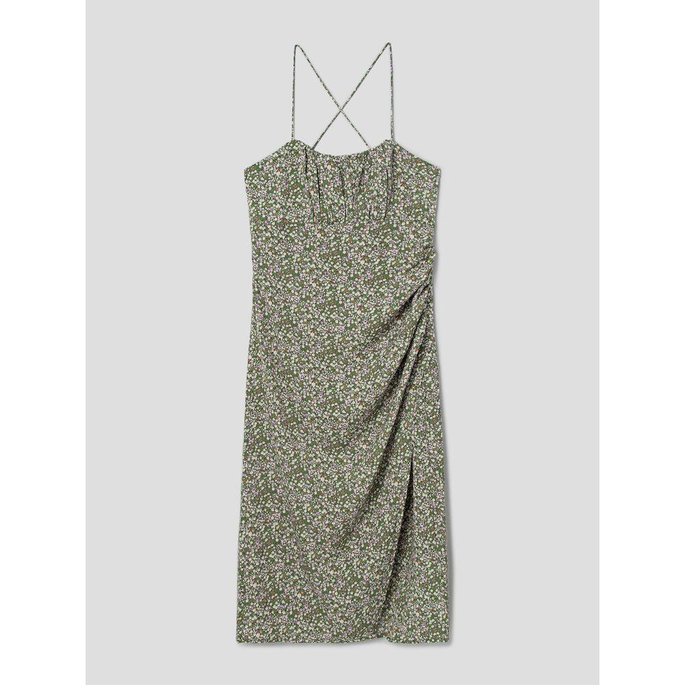 8SECONDS Floral Pattern Dress Khaki (354771Mq8H)