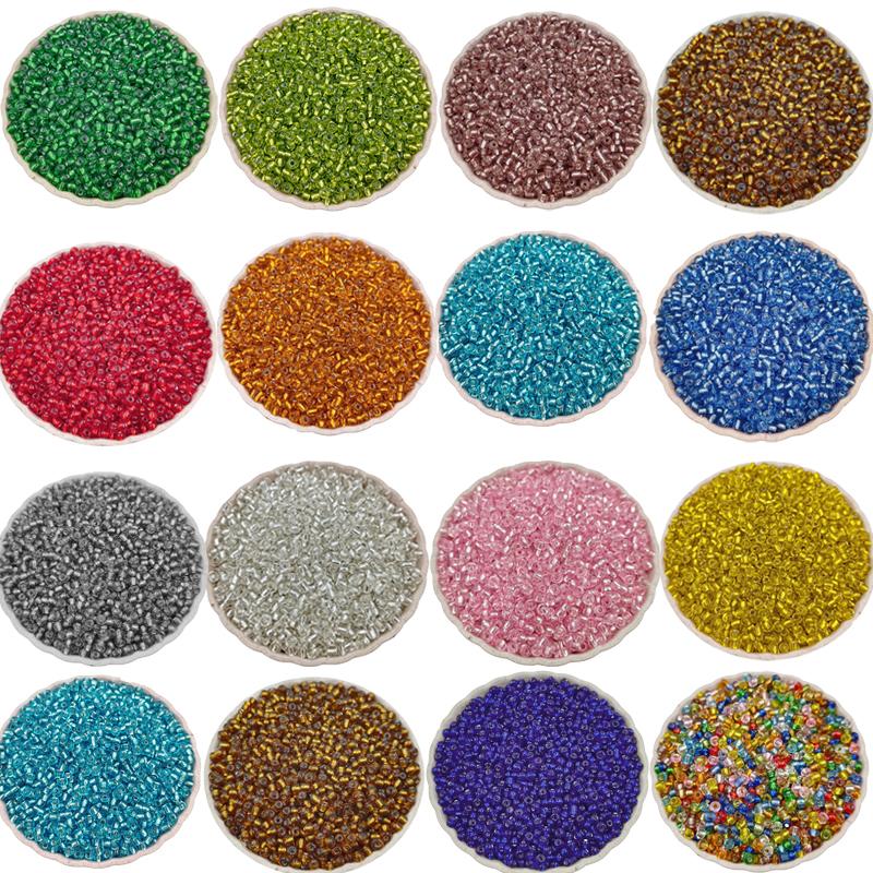 2000Pcs 3mm Material Accessories Transparent Glass Seed Beads For Jewelry Making DIY Earring Necklace Bracelet Necklace Beads Jewelry Accessories