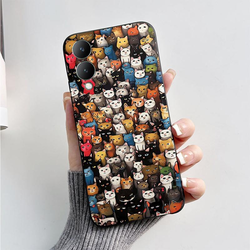 Custodia Per Vivo Y17 S Y17S Y16 Custodia Per Telefono Silicone Morbido Bella Farfalla Cover Posteriore Per VivoY17S Vivo Y 17S Y 16 Fundas Coque Capa