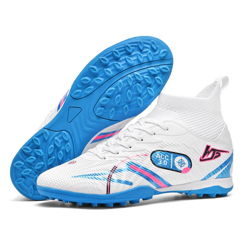 Xiyin Amazon's New High-top Breathable Football Shoes Professional Futsal Football Shoes Long Nails Broken Nails Spot 2025