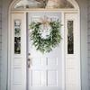 3d Spring And Summer Simulation Wreath Olive Branch Simple Front Door Door Hanging Wall Hanging Home Bows DecoracióN Hogar