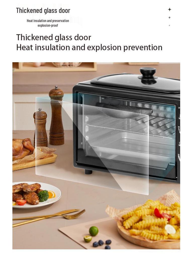 3-in-1 Breakfast Machine: Toaster, Sandwich Maker & Coffee Brewer - 110V