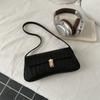 Texture Bag - Retro Small Square Bag - Uncommon Underarm Bag - Versatile Single-shoulder Woven Pattern Bag